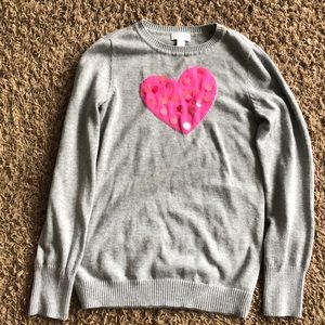Children Place girls grey sweater size 14